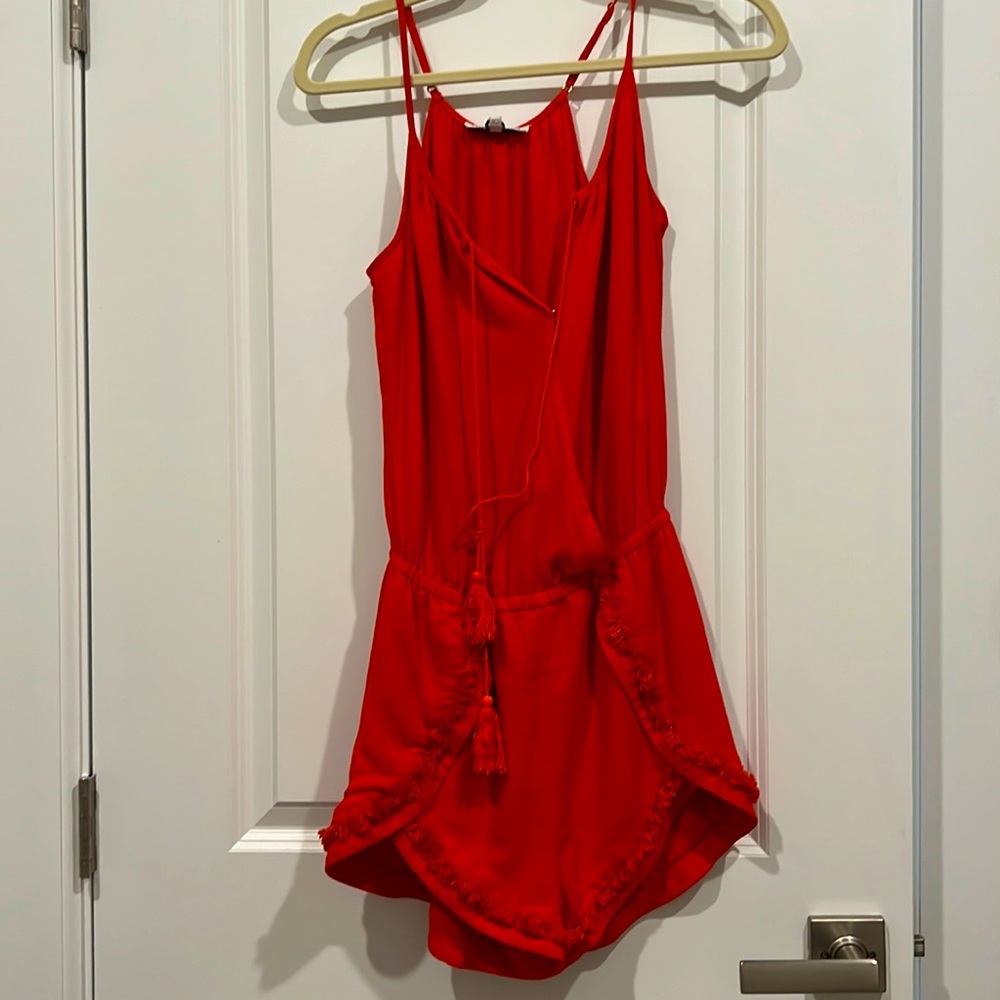HEARTLOOM XS RED ROMPER
